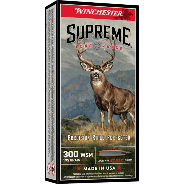 chester BC Max .300 WSM 195 Gr Brass Rifle 20 Round Ammo