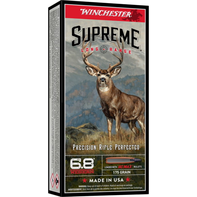chester BC Max 6.8 Western 170 Gr Brass Rifle 20 Round Ammo