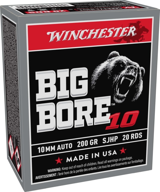 Winchester BIG BORE 10mm Auto Pistol Ammo