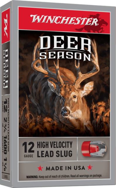 chester Deer Season XP 12 Gauge 1 1/8 Oz 2.75in Centerfire Shotgun Slug 5 Rounds Ammo