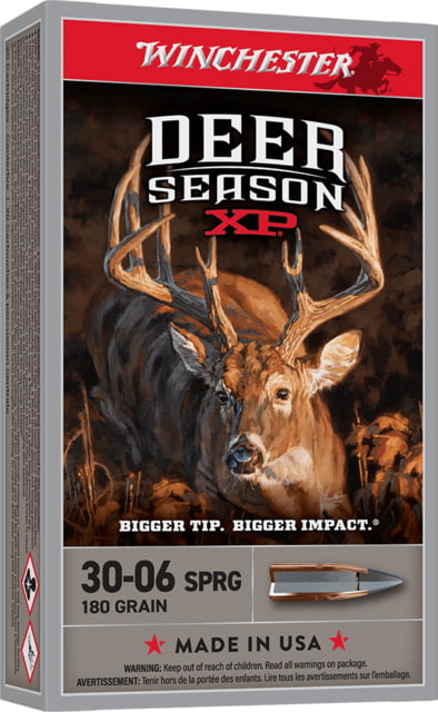 Winchester Deer XP 30-06 SPRG Ammo 20 Rounds