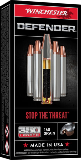 Winchester Defender .350 Legend Ammo - 20 Rounds