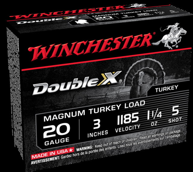 chester Double X 20 Gauge 1 1/4 Oz 3in Centerfire Shotgun 10 Rounds Ammo