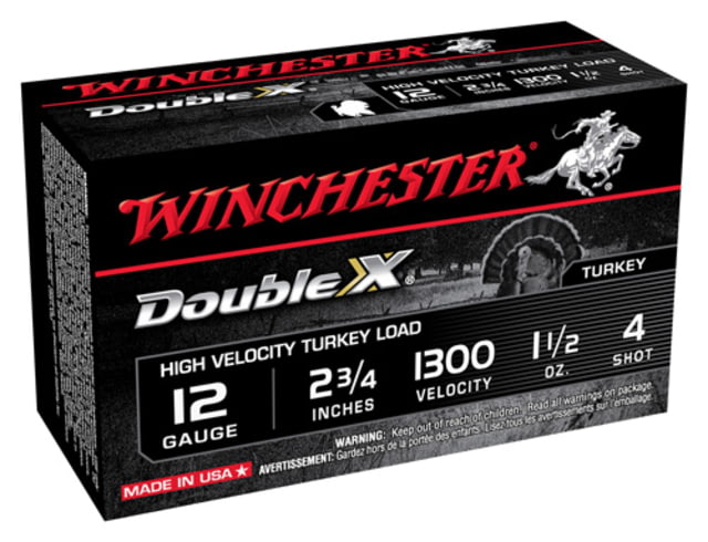 chester Double X 12 Gauge 1 1/2 Oz 2.75in Centerfire Shotgun 10 Rounds STH124 Ammo