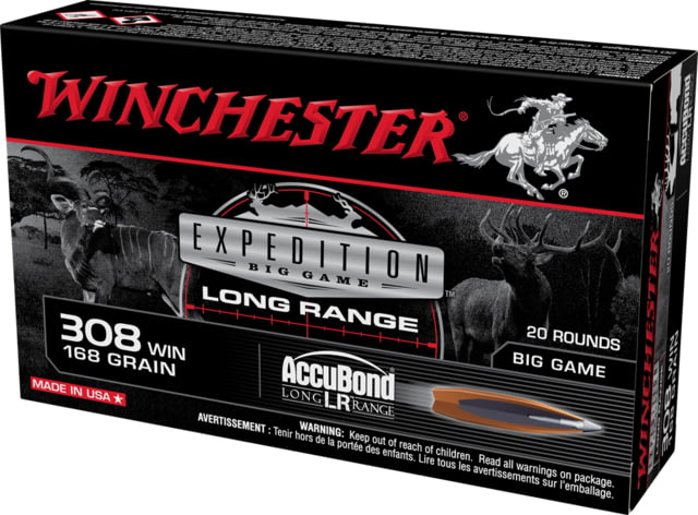 Winchester Long Range .308 Accubond Ammo 20-Round