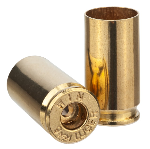 Winchester 9mm Luger Unprimed Brass Cases