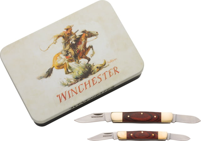 Winchester Wood Stockman Combo Knife