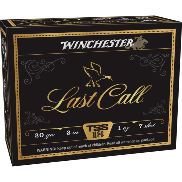 Winchester Last Call Tss 20 Gauge 1 oz 3 in Plastic #7 Shot Size 10 Rounds Shotgun Ammo - Winchester