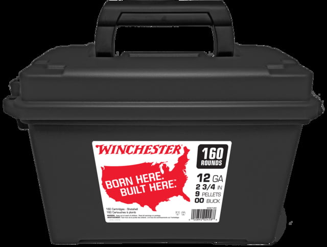 chester Military Grade BUCK 12 Gauge 9 Pellets 2.75in Centerfire Shotgun Buckshot 160 Rounds Ammo