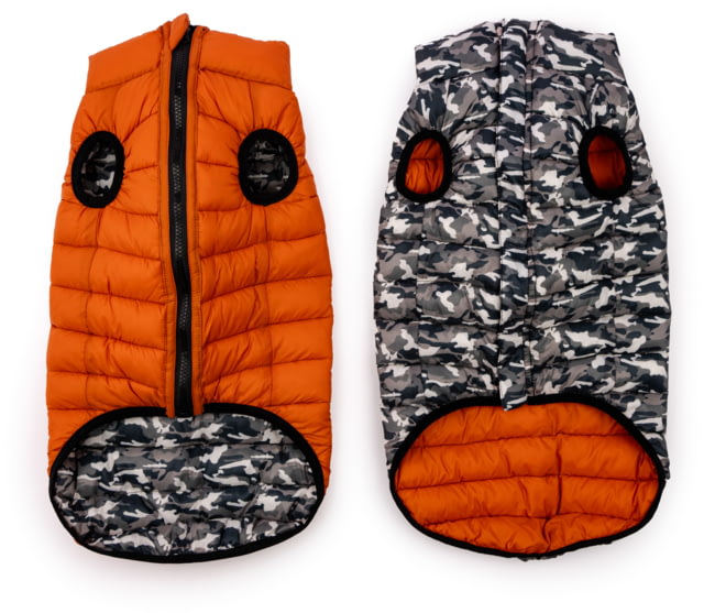 Winchester Pet Premium Reversible Puffy-Vest Camo Black XXL