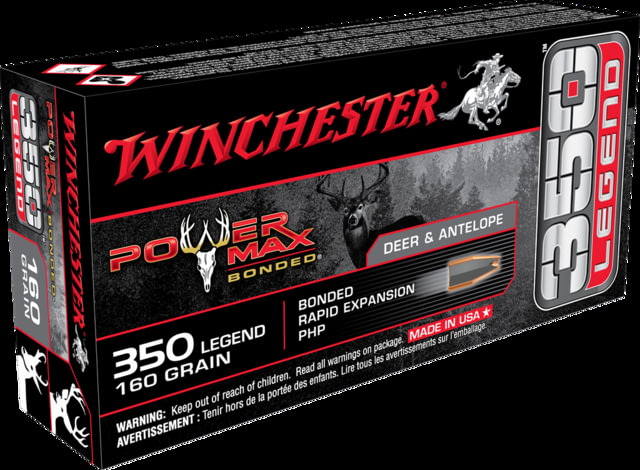 Winchester Power Max Bonded .350 Legend Ammo