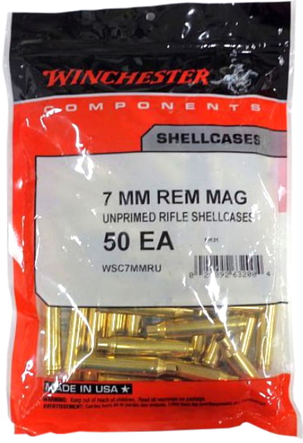 Winchester 7mm Remington Magnum Unprimed Brass