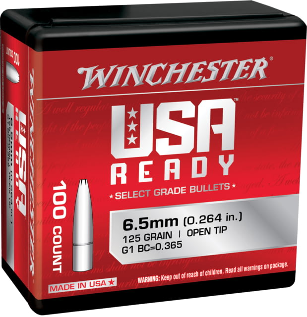 Winchester Open Tip Rifle Bullets - .264 Caliber