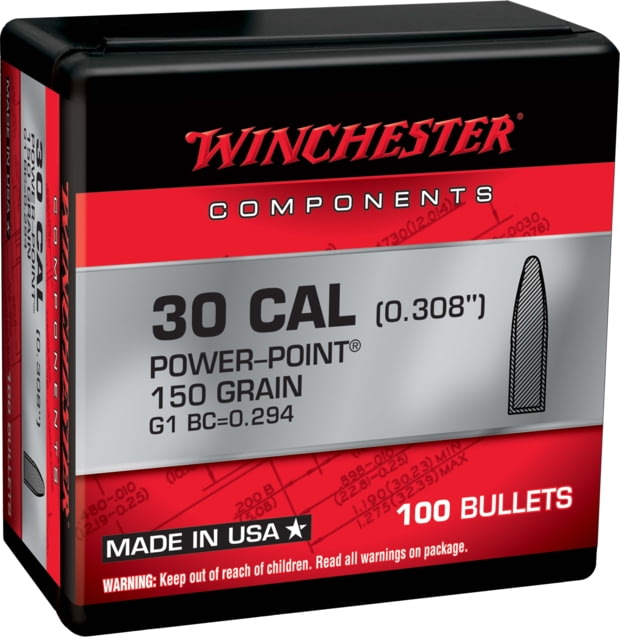Winchester .308 Power-Point Rifle Bullets