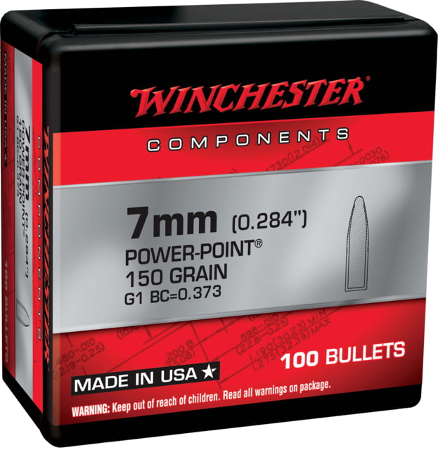 Winchester 7mm .284 Rifle Bullets - 150 Grain