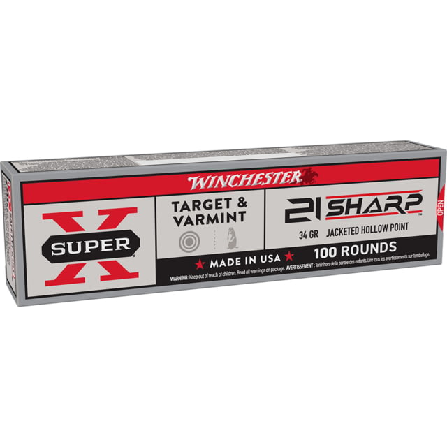 Winchester SUPER X 21 Sharp JHP Rimfire Ammo