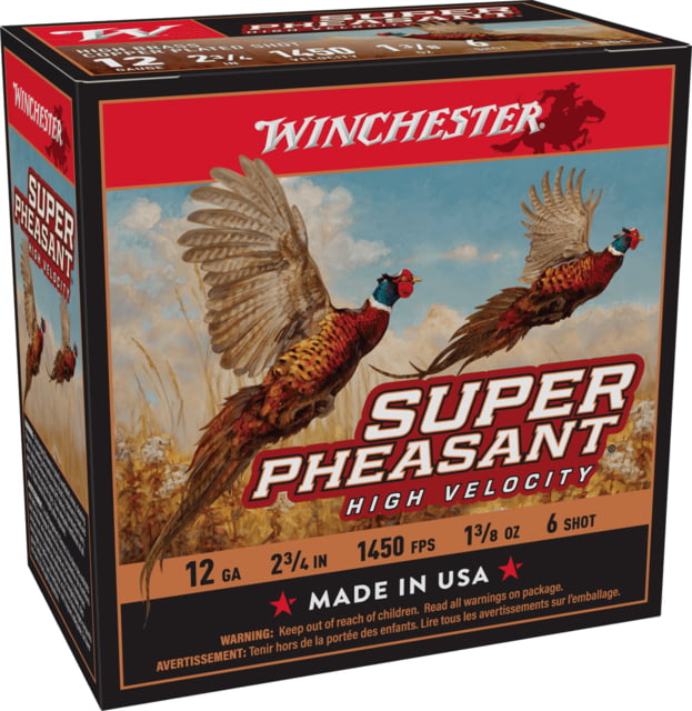 chester Super Pheasant 12 Gauge 1 3/8 Oz 2.75in Centerfire Shotgun 25 Rounds Ammo