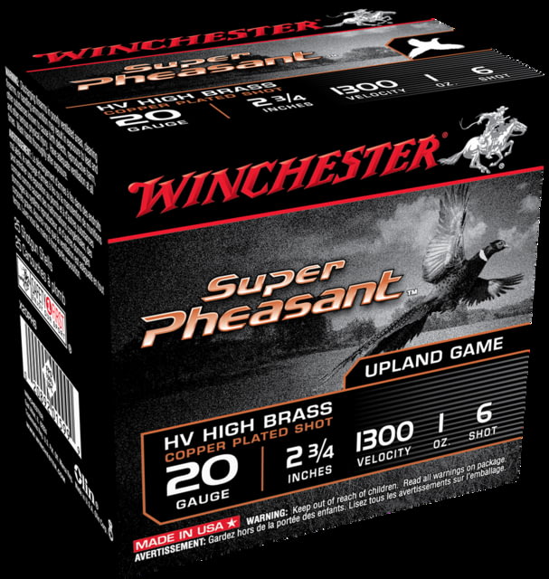 chester Super Pheasant 20 Gauge 1 Oz 2.75in Centerfire Shotgun 25 Rounds X20PH6 Ammo