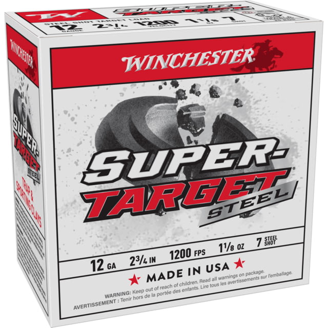 Winchester Super-Target 12 Gauge1 1/4 Oz 2-3/4 In Shotgun Ammo 25 Round chester Super-Target 12 Gauge1 1/4 Oz 2-3/4 In Shotgun 25 Round Ammo