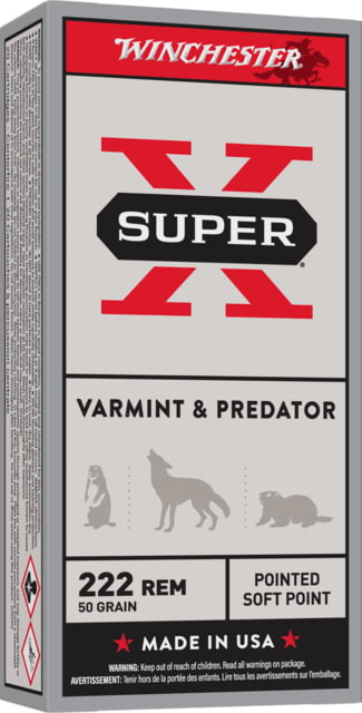 Winchester Super-X .222 Remington Ammunition
