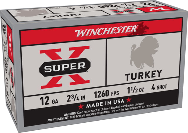Winchester Super-X Shotshell 12 Gauge 1 1/2 Oz 2.75in Centerfire Shotgun Ammo 10 Rounds chester Super-X Shotshell 12 Gauge 1 1/2 Oz 2.75in Centerfire Shotgun 10 Rounds Ammo