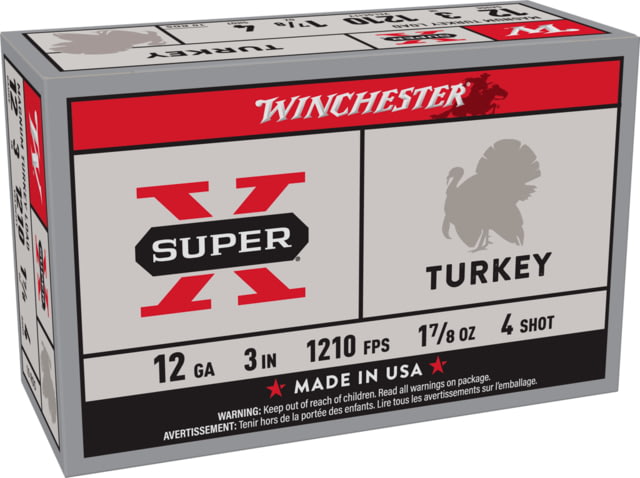 chester Super-X Shotshell 12 Gauge 1 7/8 Oz 3in Centerfire Shotgun 10 Rounds Ammo