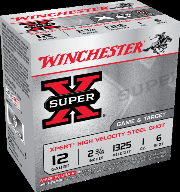 chester Super-X Shotshell 12 Gauge 1 Oz 2.75in Centerfire Shotgun 25 Rounds Ammo