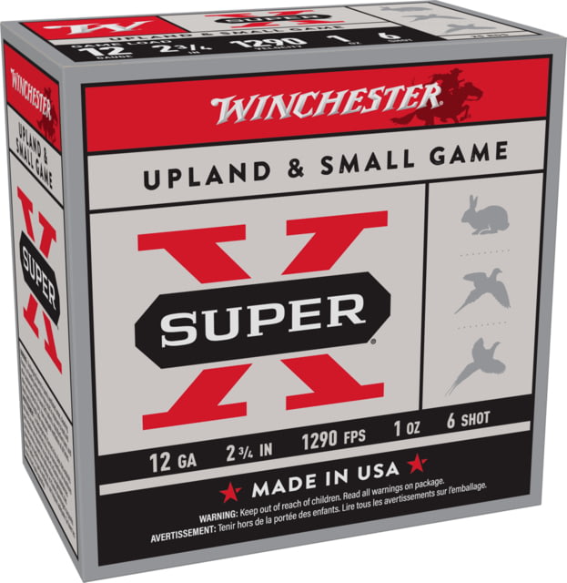 chester Super-X Shotshell 12 Gauge 1 Oz 2.75in Centerfire Shotgun 25 Rounds Ammo