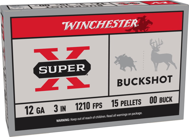 Winchester Super-X 12 Gauge Buckshot Ammo