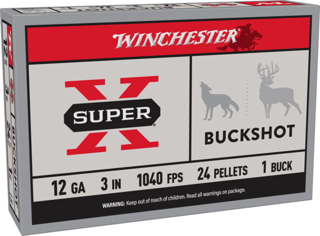 Winchester Super-X 12 Gauge Buckshot Ammo