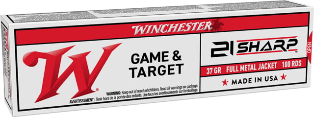 Winchester 21 Sharp 42 Grain FMJ Ammo