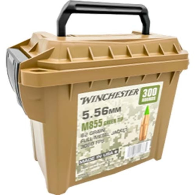 chester USA White Box 5.56x45mm NATO 62 Grain Full Metal Jacket Brass Rifle 300 Rounds Ammo