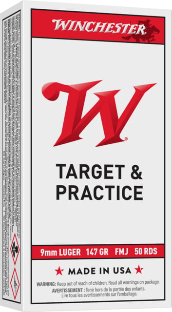 Winchester 9mm Luger Full Metal Jacket Ammo