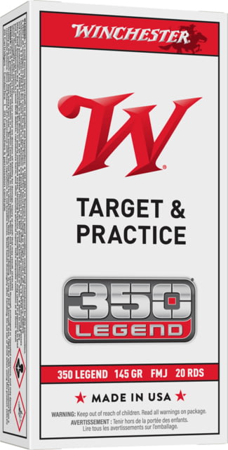 chester USA RIFLE .350 Legend 145 Grain Full Metal Jacket Centerfire Rifle 20 Rounds Ammo