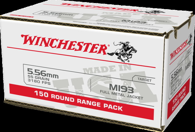 Winchester 5.56x45mm NATO Full Metal Jacket Ammo