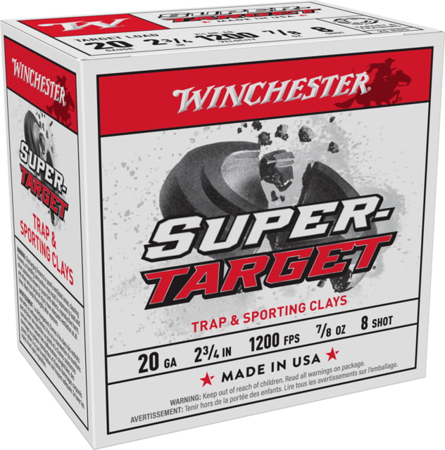 chester USA Shotshell 20 Gauge 7/8 Oz 2.75in Centerfire Shotgun 25 Rounds Ammo