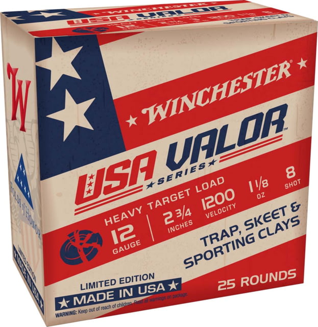 Winchester USA VALOR 12 Gauge Shotgun Ammo
