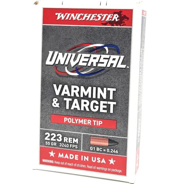 Winchester Varmint .223 Remington 55 grain 20 Rounds Rifle Ammo - Winchester