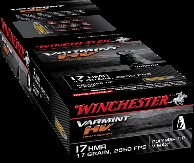 Winchester Varmint HV .17 Rimfire Ammo