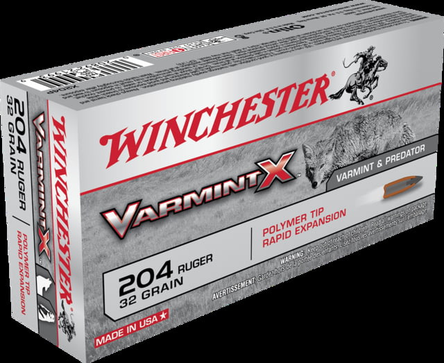 Winchester Varmint X .204 Ruger Rifle Ammo