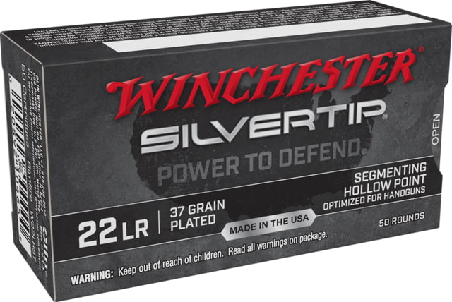 chester Win Silvertip .22lr 37 Gr. Hp Silvertip 50-pack Ammo