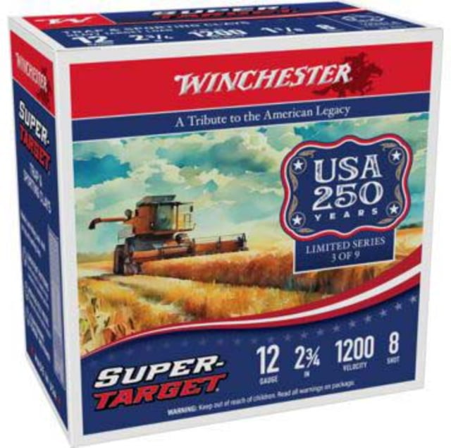 chester Target 12 Gauge 1-1/8 Oz 2.75 In Shotgun #8 250 Rounds Ammo