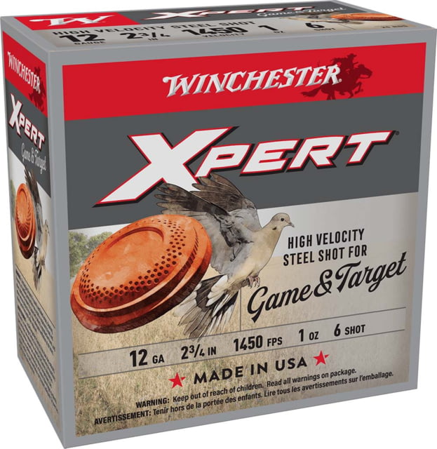 chester Xpert Game & Target 12 Gauge 1 Oz 2.75 In Shotgun #6 25 Rounds Ammo