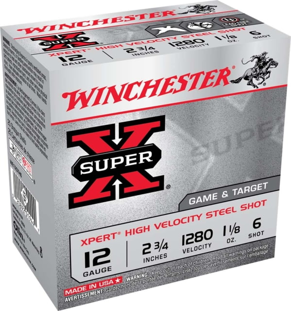chester Xpert Steel 12 Gauge 1.12 Oz 2.75in #6.5 Shotgun 25 Rounds Ammo