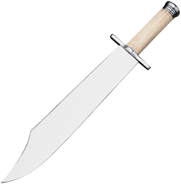 Windlass Texas Bowie Knife 13.5" satin finish carbon steel bowie blade Natural smooth bone handle - Windlass