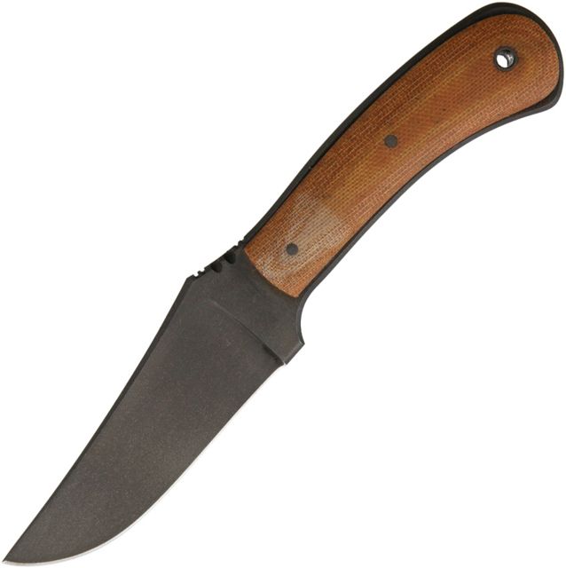 Winkler Blue Ridge Hunter Tan Micarta Fixed Blade Knife 4in Standard Edge Clip Point Tan Micarta Handle B R HUNTER TAN MICARTA - Winkler