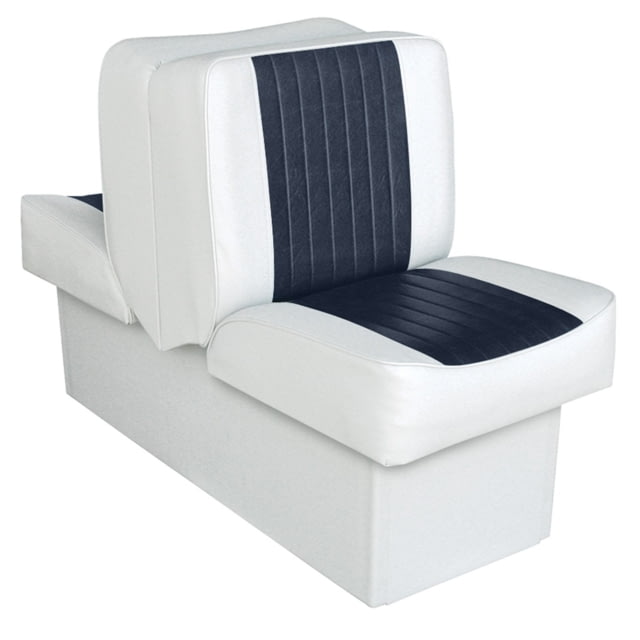 Wise Deluxe Lounge Seat w/ 10'' Base Wise White/Wise Navy Large