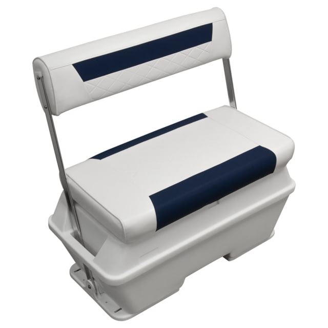 Wise DLX Pontoon 70 Qt Swingback Cooler Brite White/Mariner Blue Large