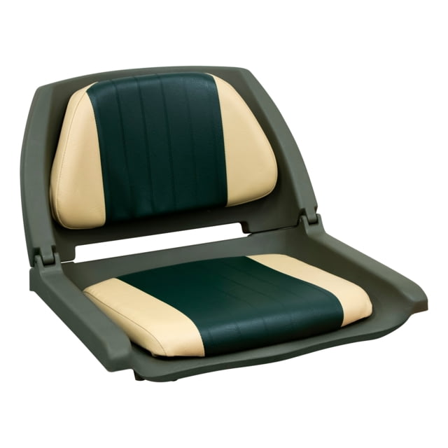 Wise Padded Plastic Fold Down Green Shell Green/Sand Medium