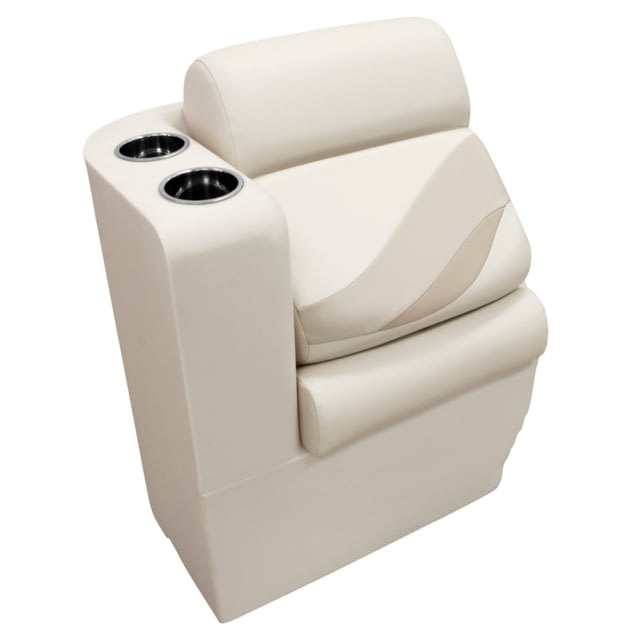 Wise Premier Pontoon Lean Back - Left Platinum/Mocha Java/Khaki Large